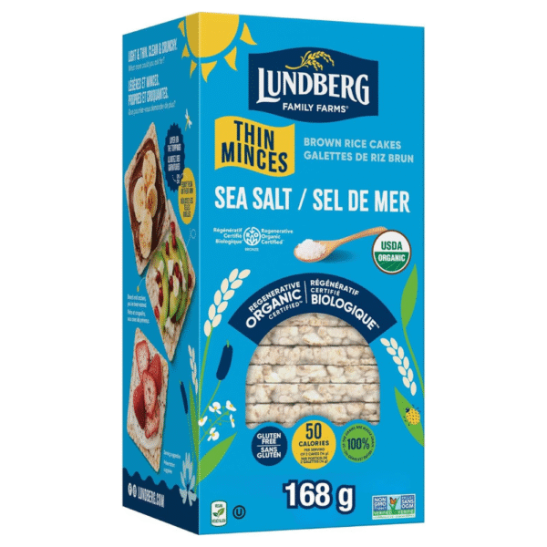 Organic Thin Rice Cakes, Lightly Salted