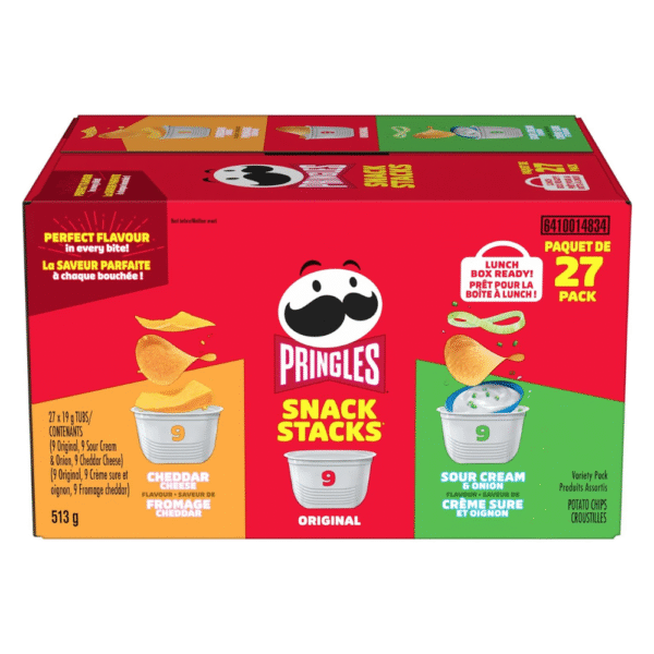 Snack Stacks Variety Pack Potato Crisps Chips 27 Count (27 x 19 g)