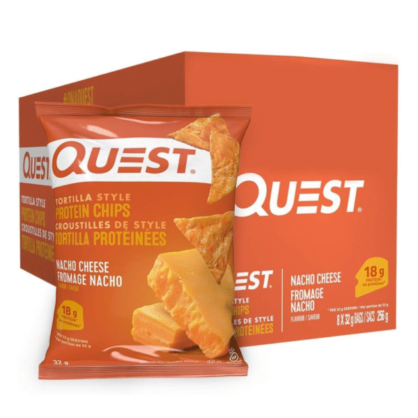Nacho Cheese Flavour Tortilla Style Protein Chips