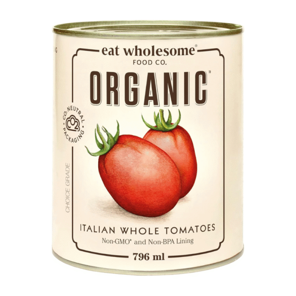 Eat Wholesome Organic Italian Whole Tomatoes, 796 ml