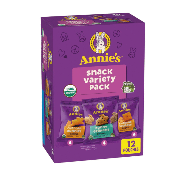 Annie's Organic Variety Pack, Cheddar Bunnies