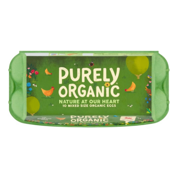 Purely Organic Free Range Eggs 10 Pack