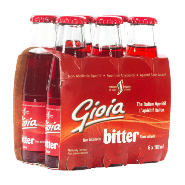 Gioia Bitter, Glass Bottle, 6x100ml